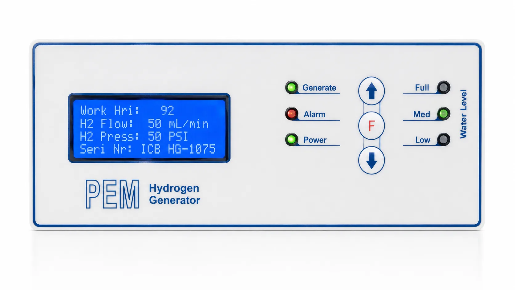 HG-500 — Control panel